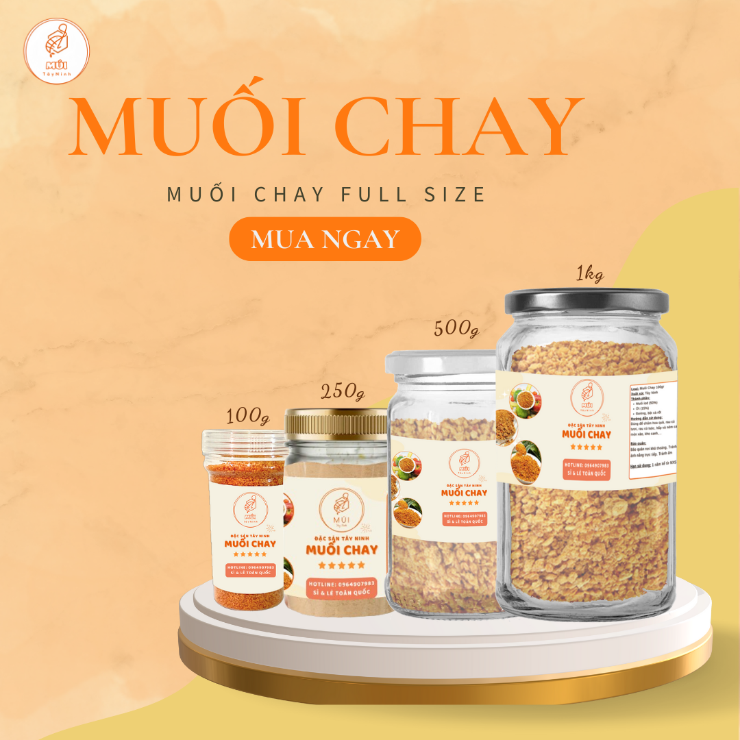 Muối tôm chay Tây Ninh MÚI