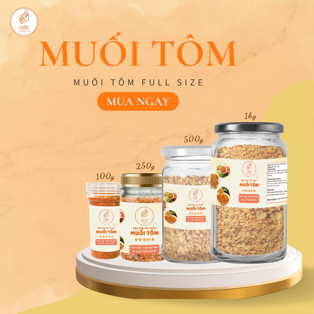 Muối tôm Tây Ninh MÚI