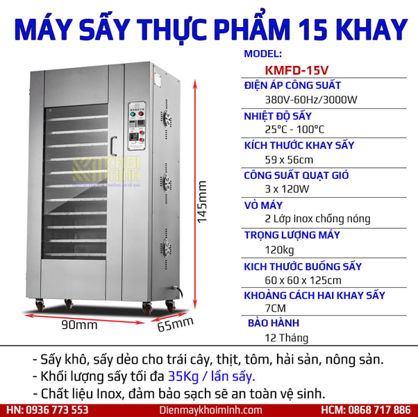 Máy sấy khô thực phẩm