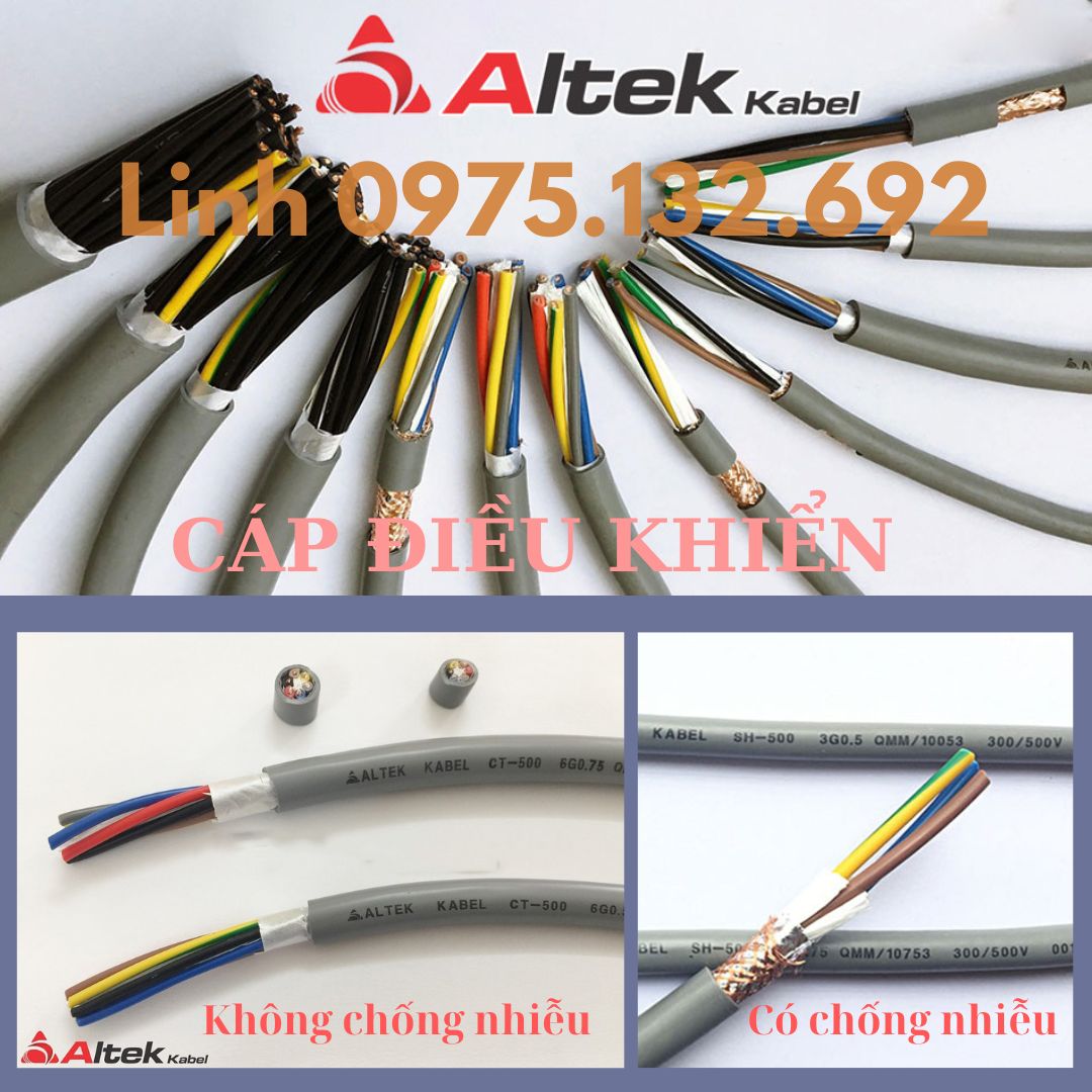 Cáp điều khiển Altek Kabel