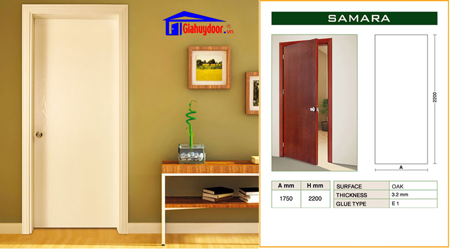 Cửa gỗ HDF VENEER Giahuy Door