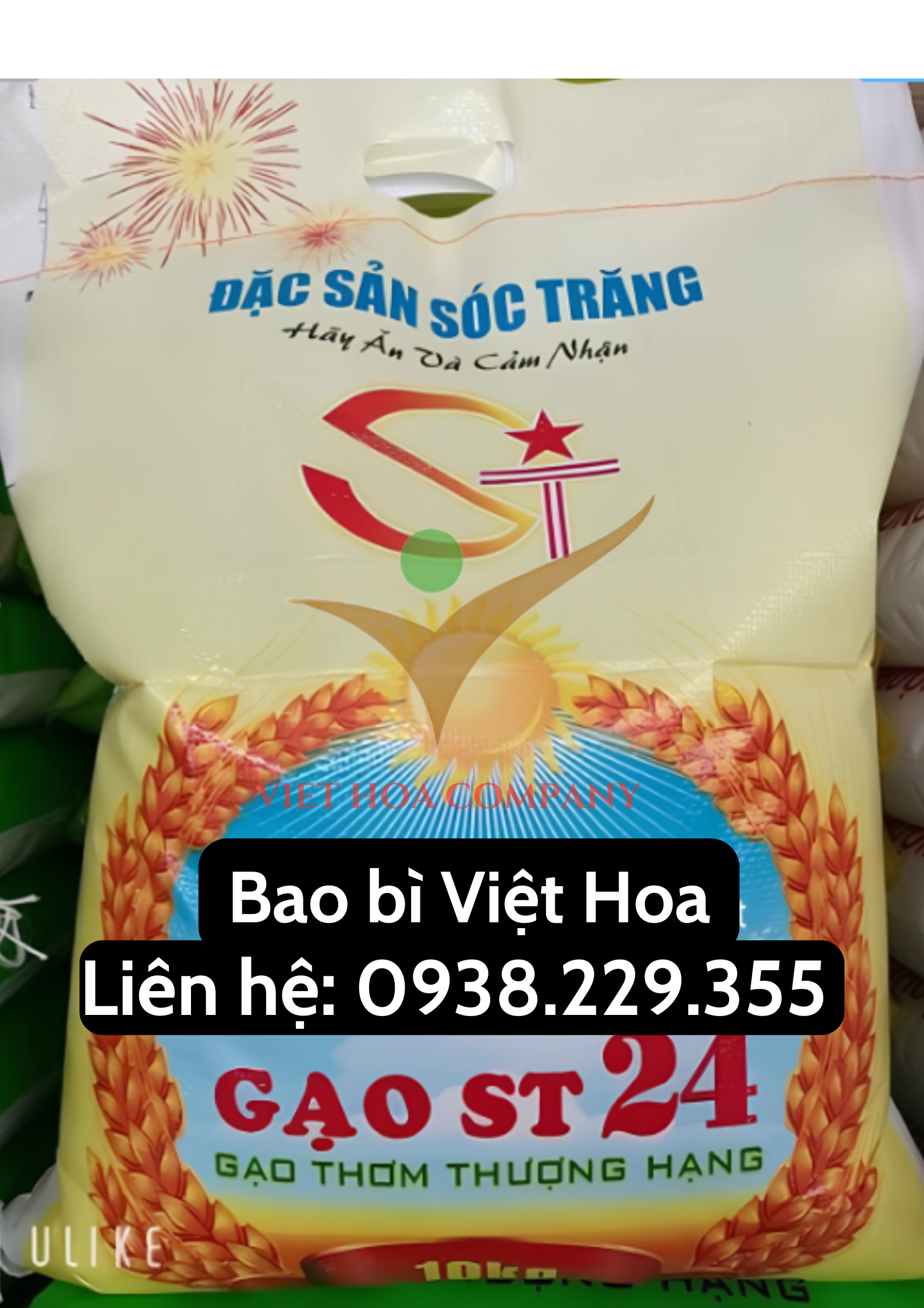 Bao PP dệt gạo ST - Bao đựng gạo 5kg, 10kg 2025