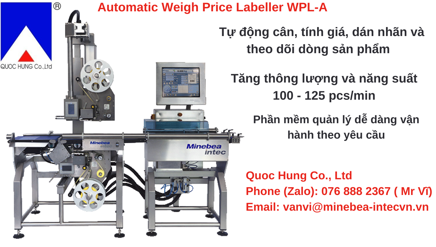 Máy cân ghi nhãn tự động WPL-A