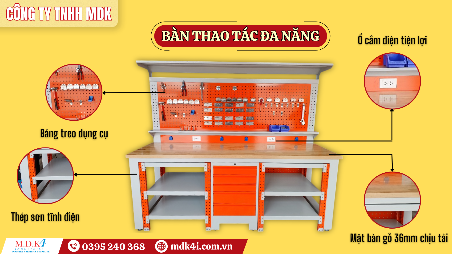 BÀN THAO TÁC MỚI 100%