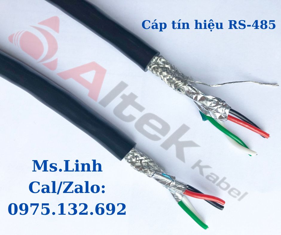 Cáp tín hiệu văn xoắn RS-485 Altek Kabel