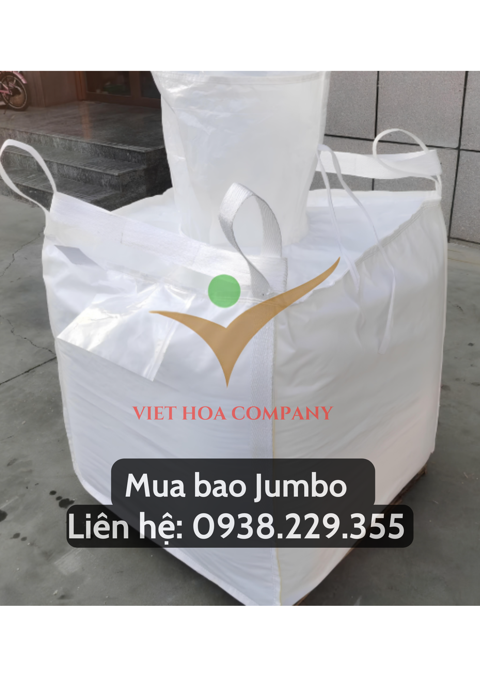 Bao Jumbo ống nạp - Bao tải lớn đóng hàng, trữ kho, xuất khẩu