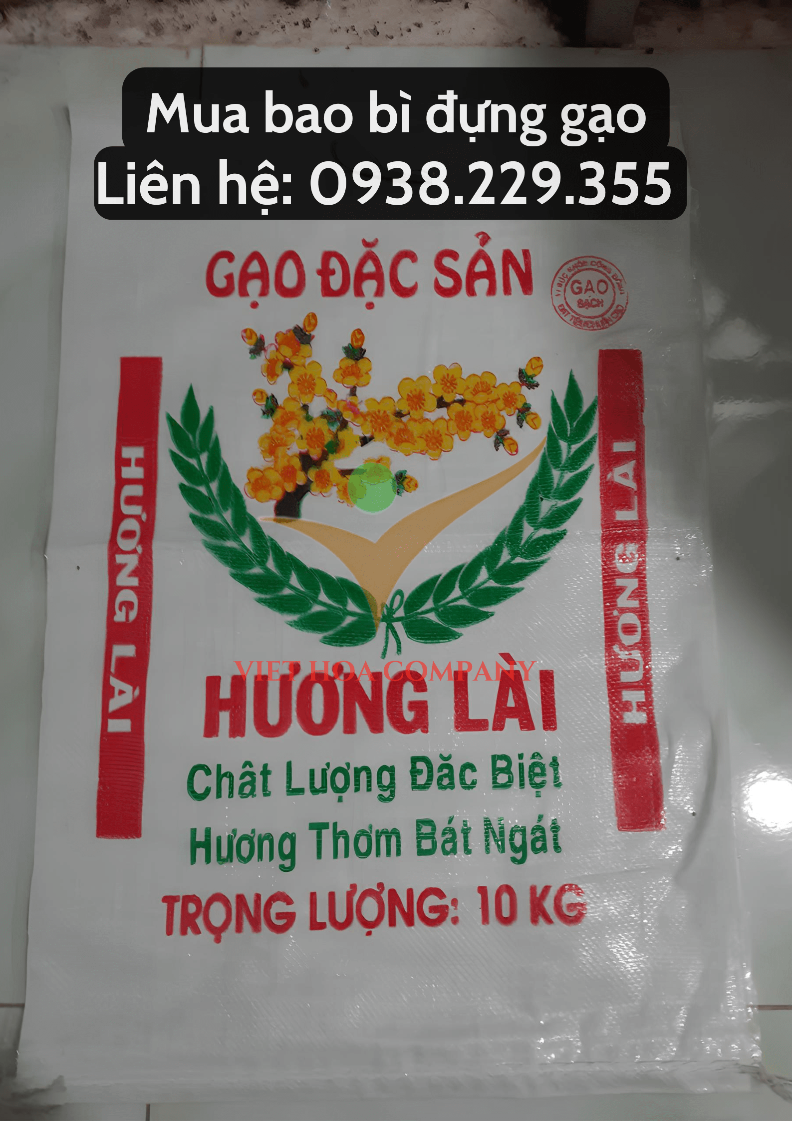 Bao bì đựng gạo loại 5kg, 10kg, 25kg - Giá bao đựng gạo gia sỉ