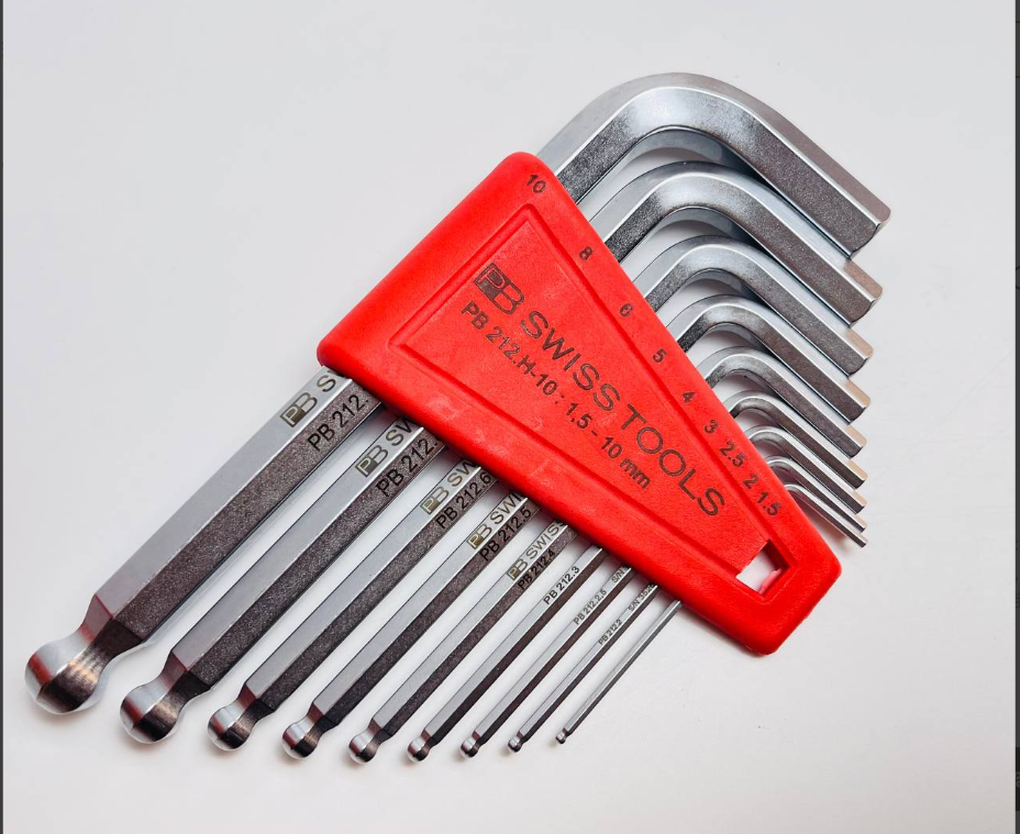 BỘ LỤC GIÁC DẠNG NGẮN GỒM 9 CÂY PB SWISS TOOLS PB 212.H-10:1,5-10mm