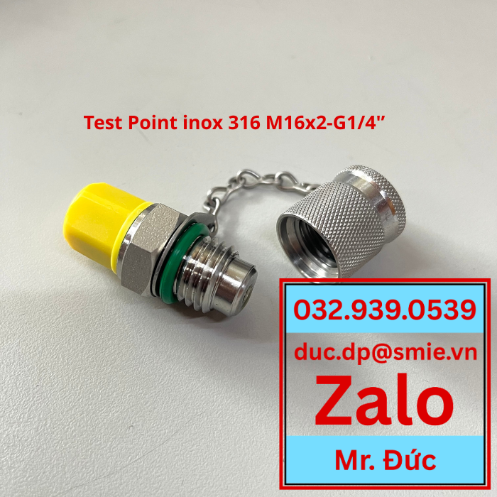 Đầu kiểm tra áp lực-test point-đầu kiểm tra áp lực dicsa-đầu kiểm tra áp lực inox