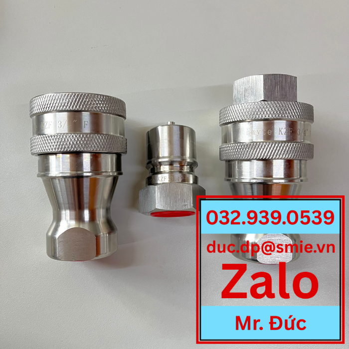 Khớp Nối Nhanh Inox Thủy Lực-khớp nối nhanh thủy lực inox