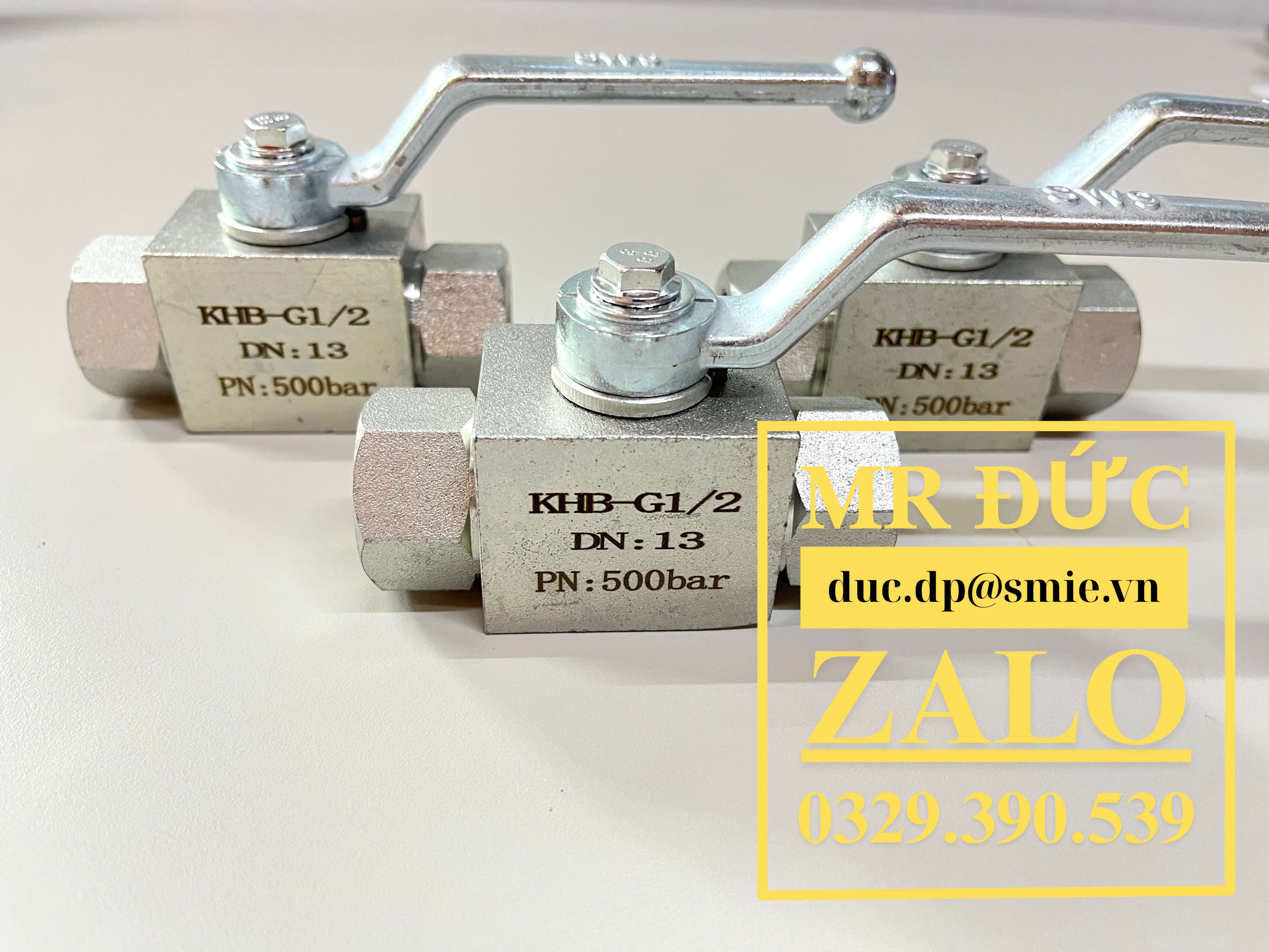 Van bi thủy lực tay gạt