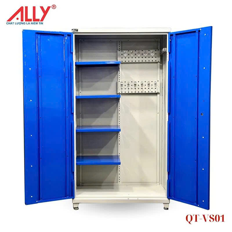 Tủ Đựng Dụng Cụ Vệ Sinh Nhà Máy ALLY QT-VS01 – Tổ Chức Gọn Gàng, Tối Ưu Không Gian Bảo Quản