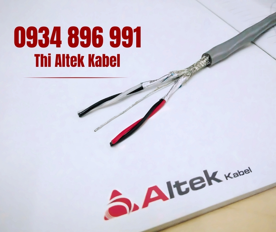 Cáp tín hiệu vặn xoắn từng đôi, Rs485 22AWG 2Pair Altek Kabel