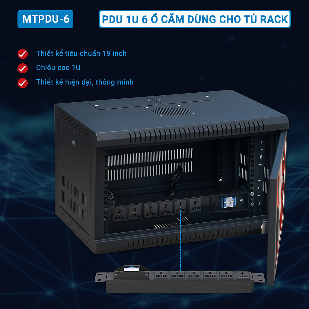 Thông số kích thước tủ rack trong lĩnh vực Thiết Bị Mạng Viễn Thông