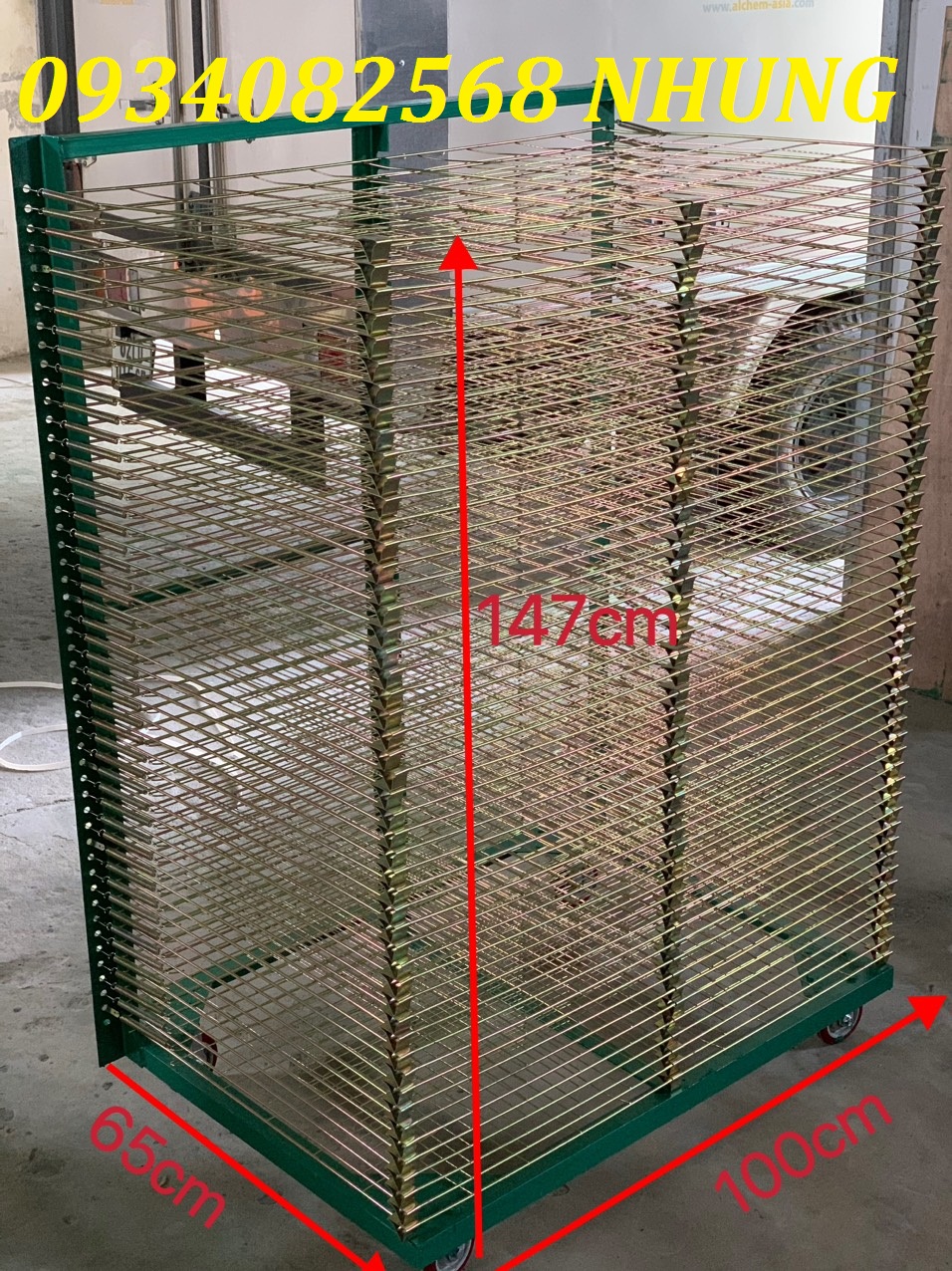 Giàn phơi hàng in, kệ nhiều tầng, giá phơi, tủ phơi hàng in