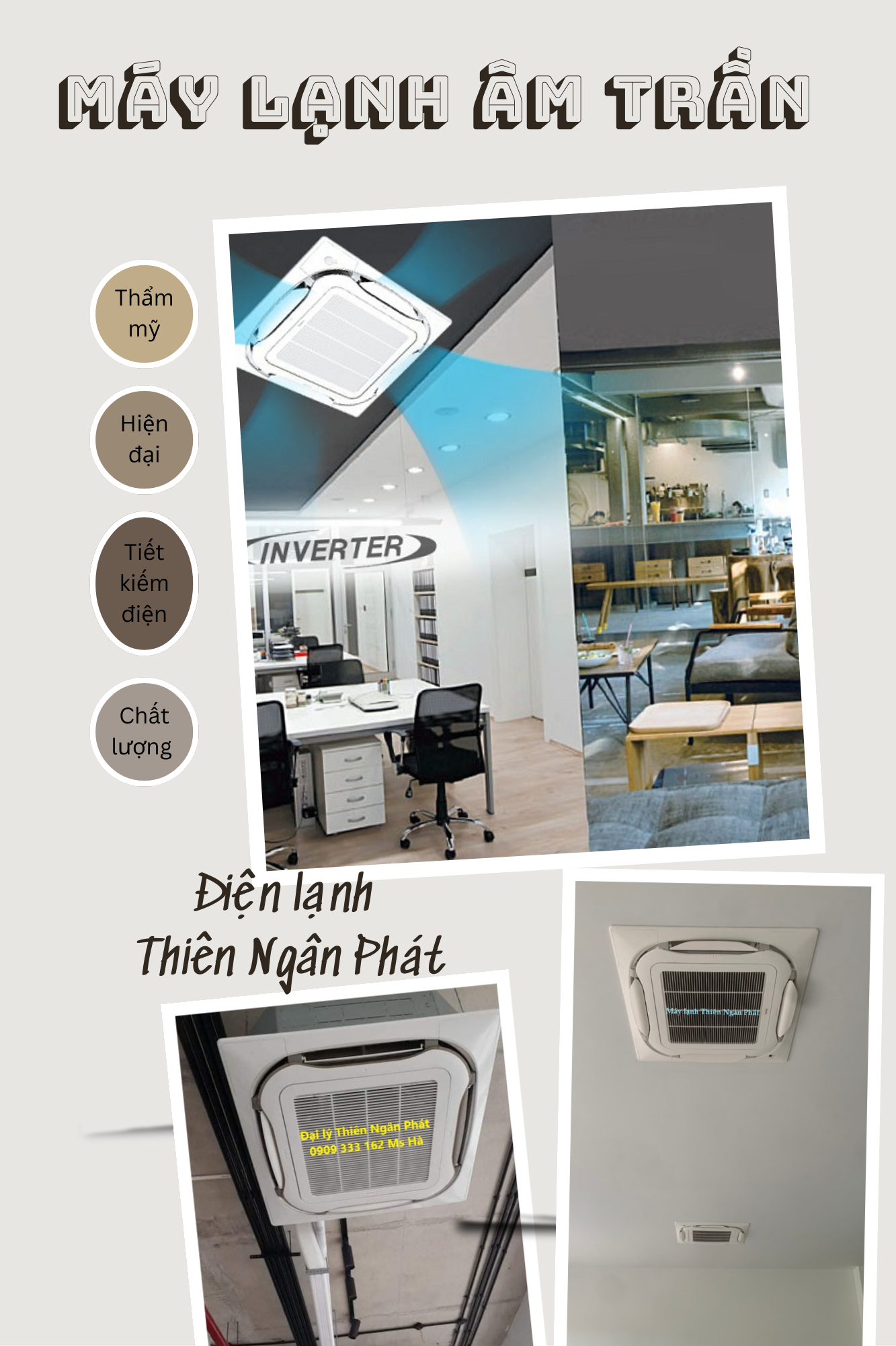 Máy lạnh âm trần Daikin – Giải pháp làm mát tối ưu cho không gian hiện đại