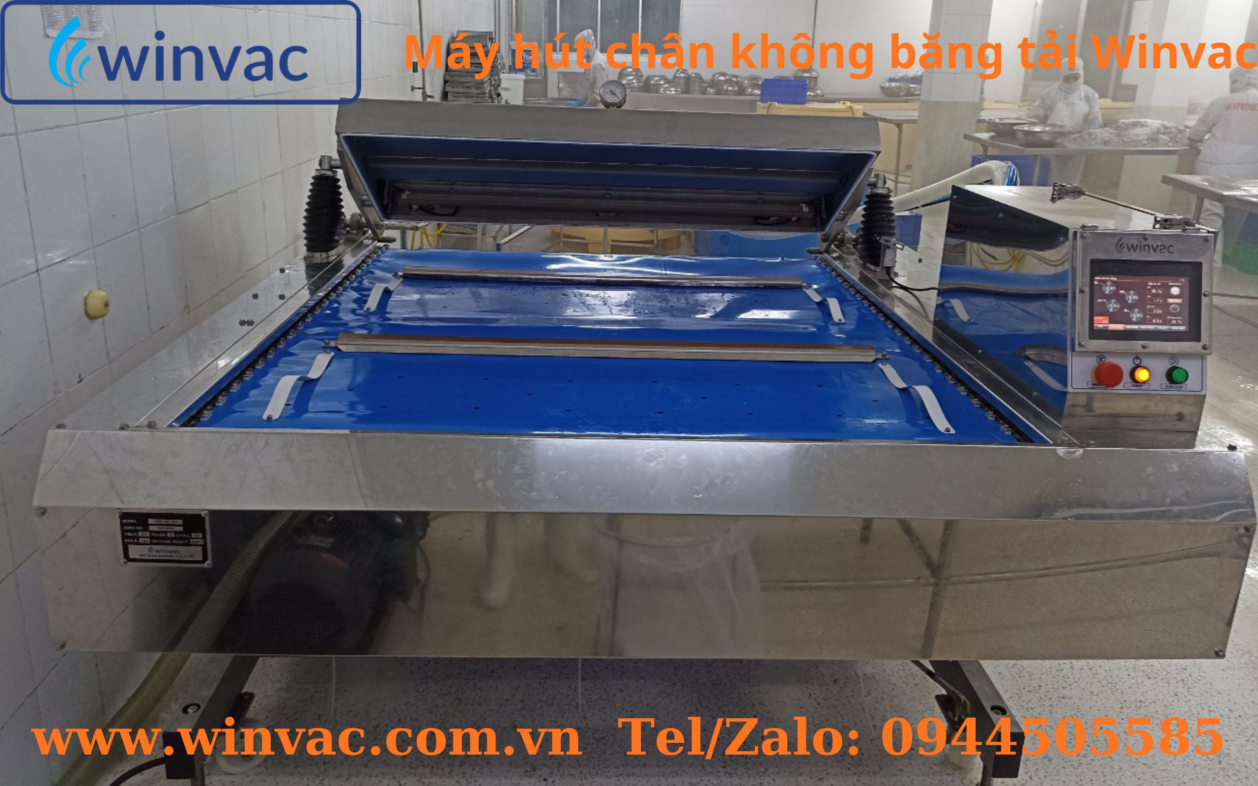 Máy hút chân không băng tải