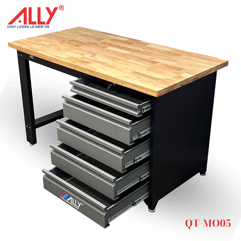 Bàn nguội cơ khí ally qt-mo05 – giải pháp đa năng cho xưởng sản xuất & bảo trì