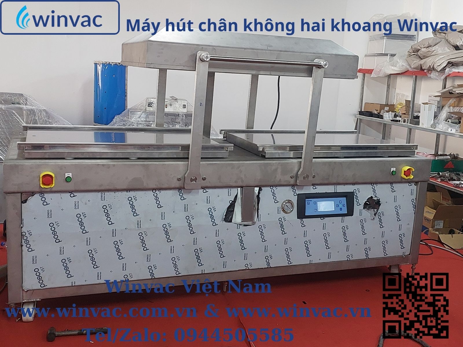 Máy hút chân không hai khoang Winvac SWV 1100 LL