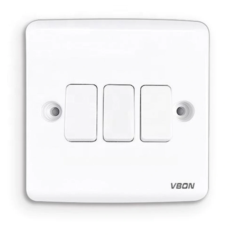 White Electrical Wall Switch