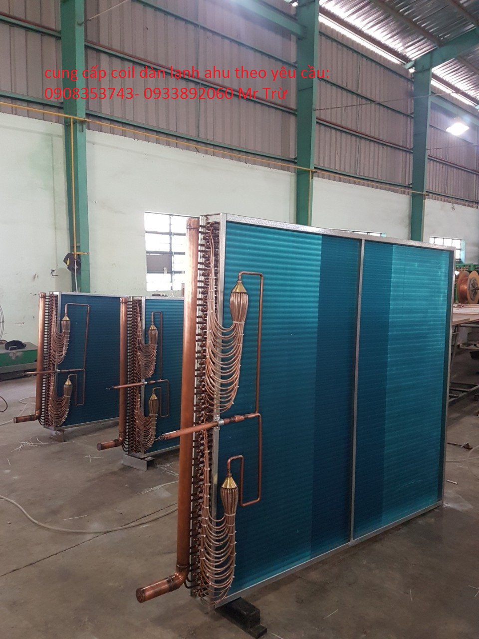 coil dàn lạnh điều hòa AHU