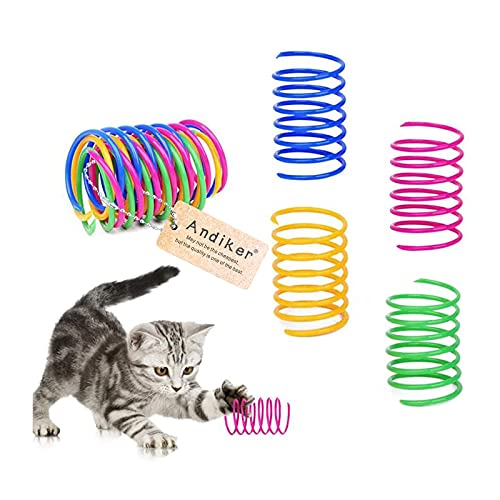 Andiker Interactive Cat Spiral Creative Spring Toy to Kill Time and Keep Fit