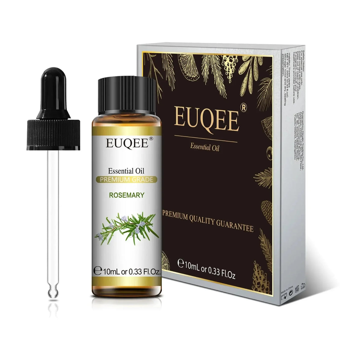 Euqee 10ml Natural Plant Essential Oil with Dropper – Crystallux, Canada