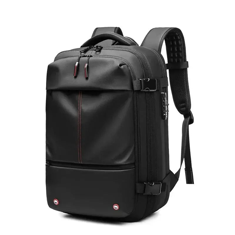 Travel Men’s 17-Inch Laptop Vacuum Compression Backpack – Smart, Expandable & TSA-Friendly