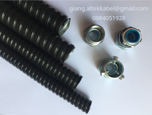 Ống ruột gà + đầu nối Altek Kabel