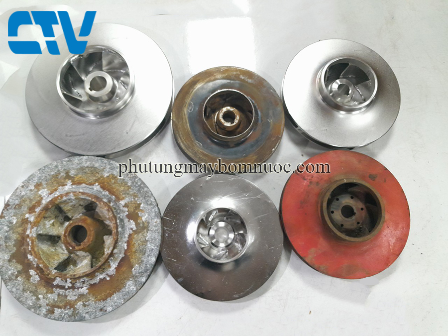 Gia công cánh máy bơm theo yêu cầu inox, gang, đồng