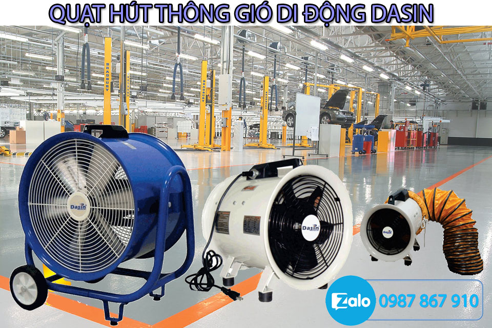 báo giá quạt hút công nghiệp dasin