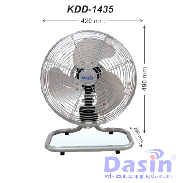 quạt sàn công nghiệp dasin kdd 1435