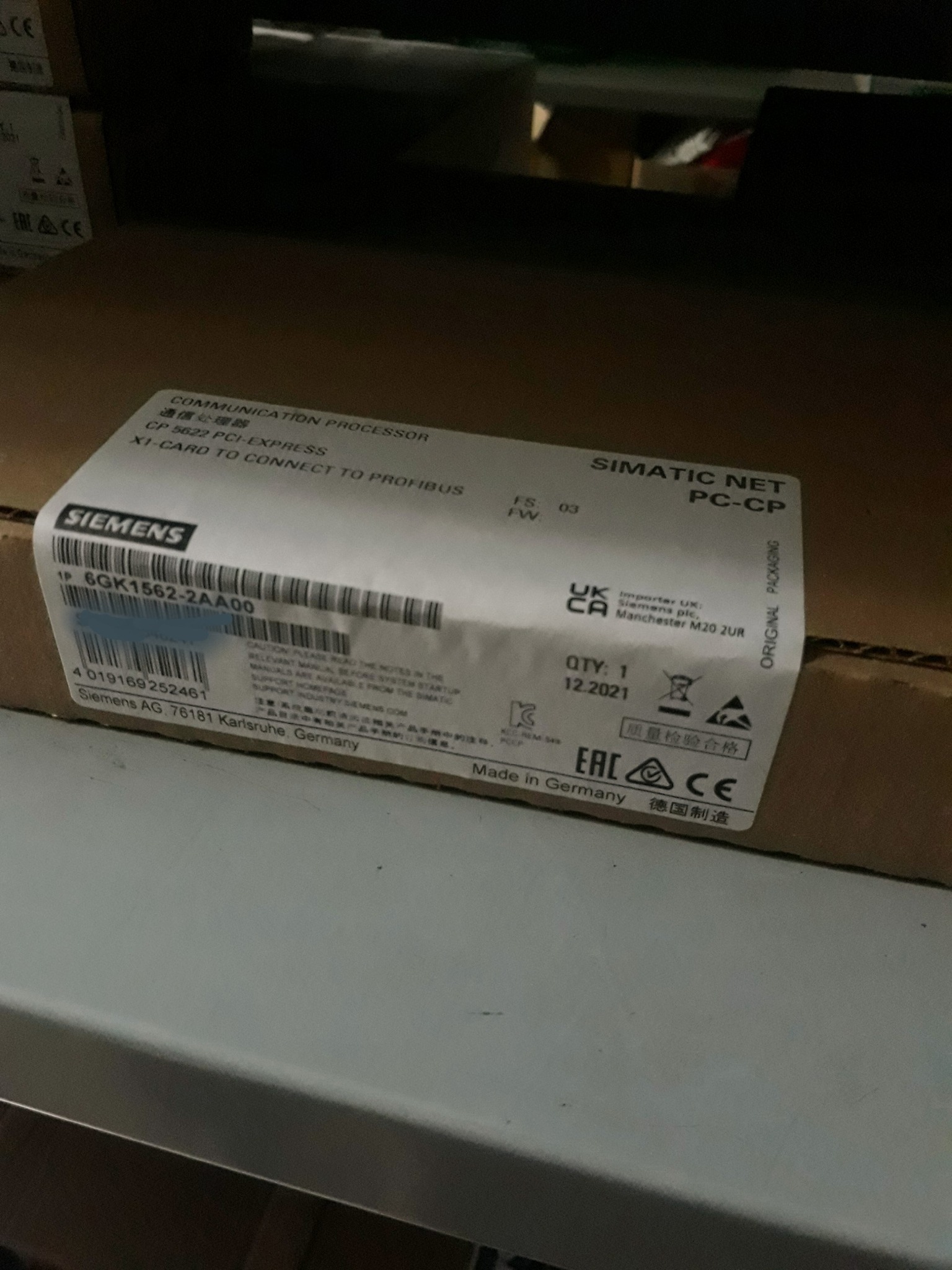 Bán Card truyền thông CP 5622 Siemens 6GK1562-2AA00