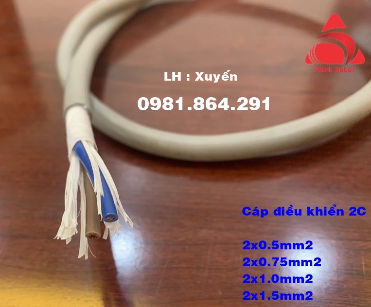 Dây cáp điện điều khiển 2x1.5 hàng chính hãng giá tốt