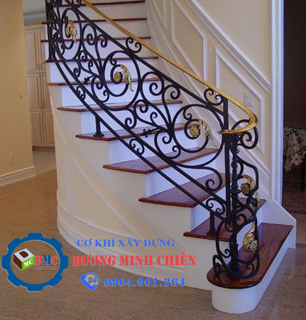 cầu thang sắt đẹp tại quận 7 tphcm