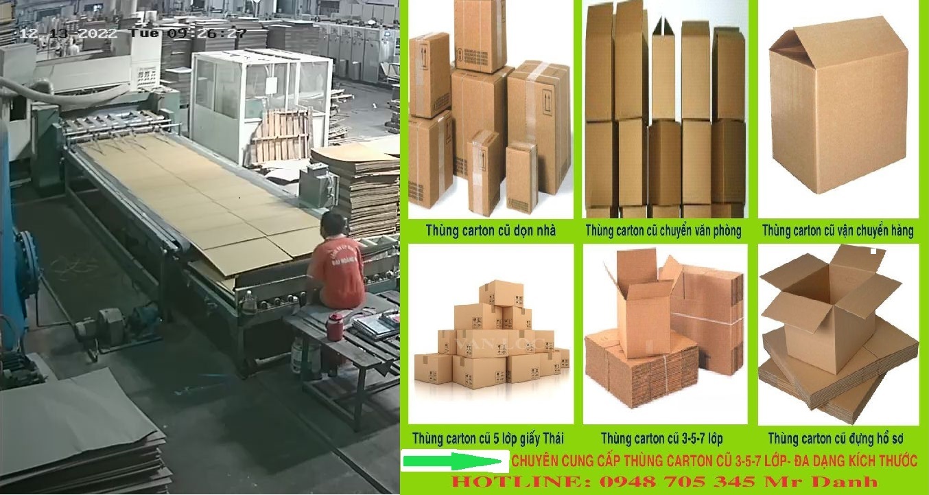 mua thùng carton cũ giá bao nhiêu