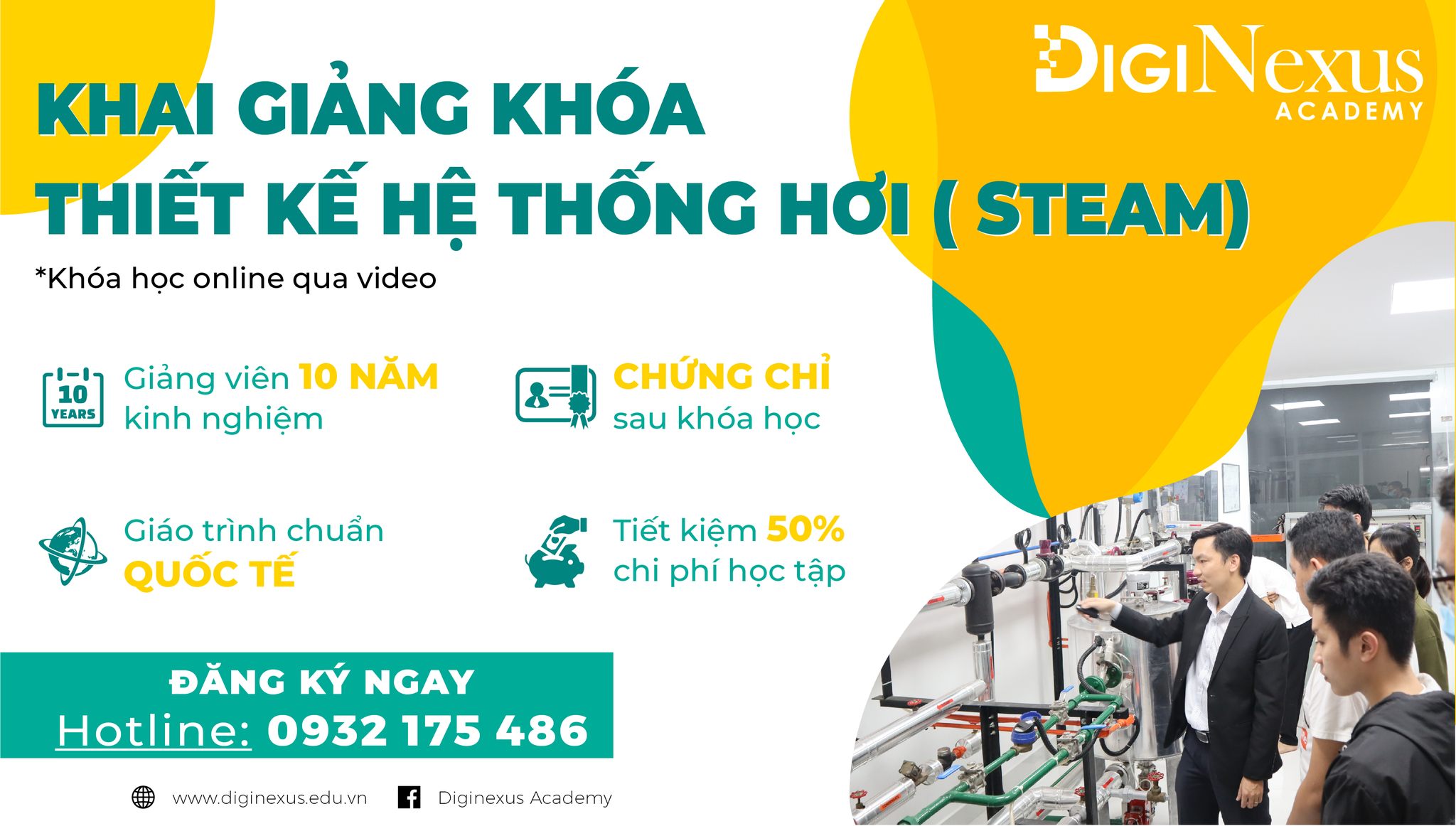 KHÓA HỌC ONLINE “Thiết kế hệ thống hơi ( Steam)