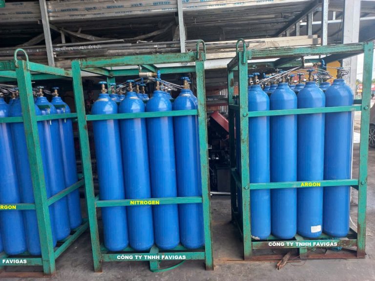 Cụm chai khí Oxy, Nitơ, Argon, CO2, Khí hỗn hợp - Công ty TNHH Favigas