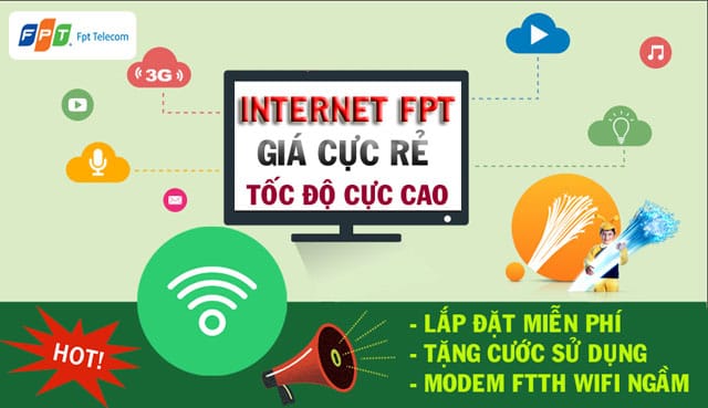 Lắp Mạng Internet và Truyền Hình FPt