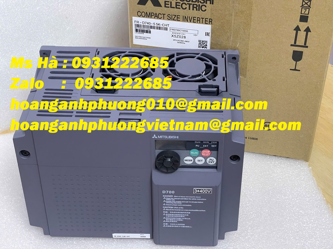 Biến tần FR-D740-5.5K-CHT mitsubishi - linh hoạt - tiết kiệm điện năng