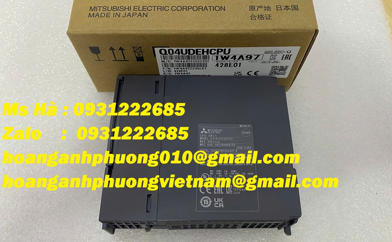 Bộ PLC điều khiển Q04UDEHCPU mitsubishi - tốc độ xử lý nhanh