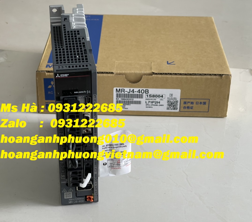 Bộ servo điều khiển giá tốt MR-J4-40B mitsubishi 400W