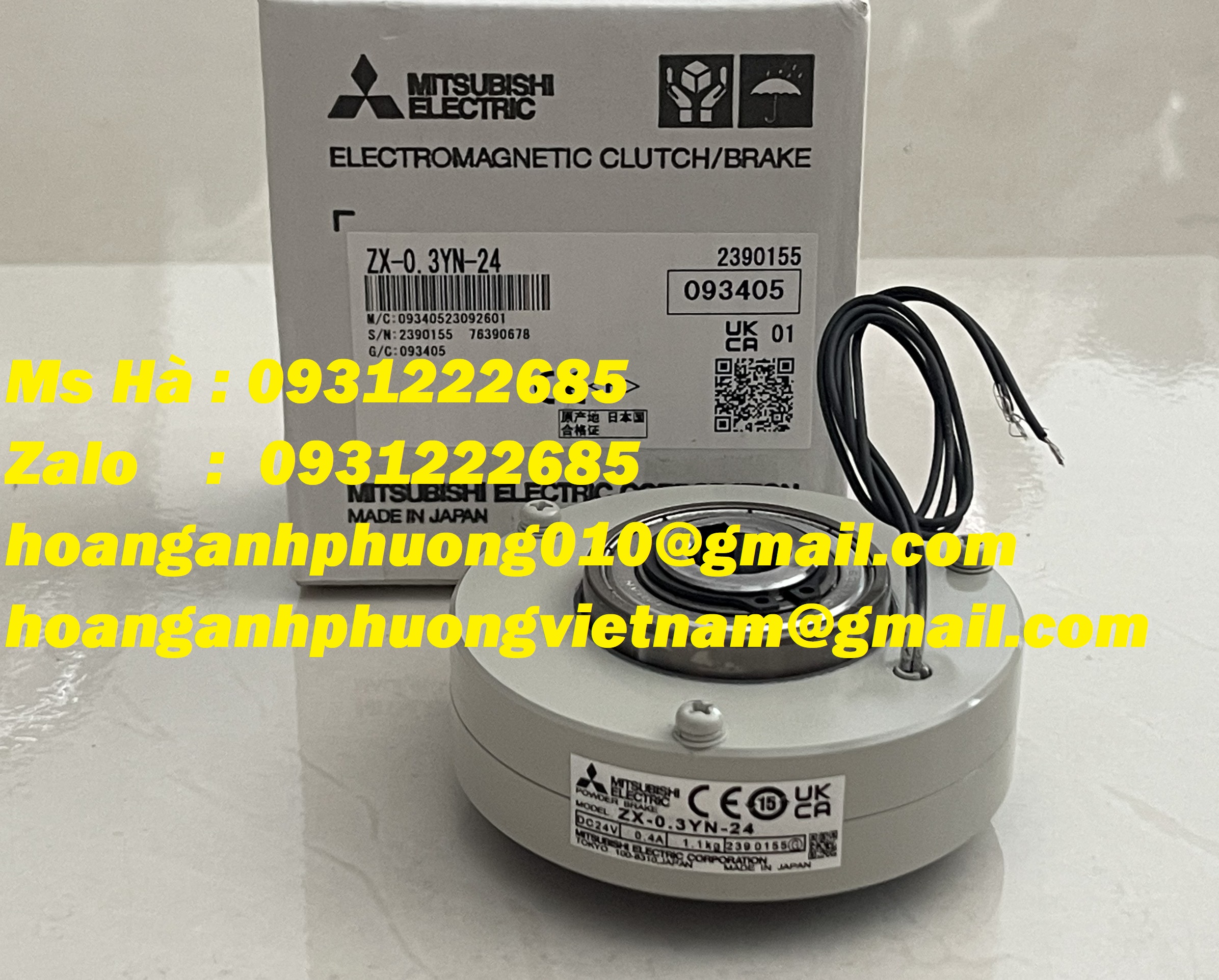 Bộ thắng từ giá tốt ZX-0.3YN-24 mitsubishi electric