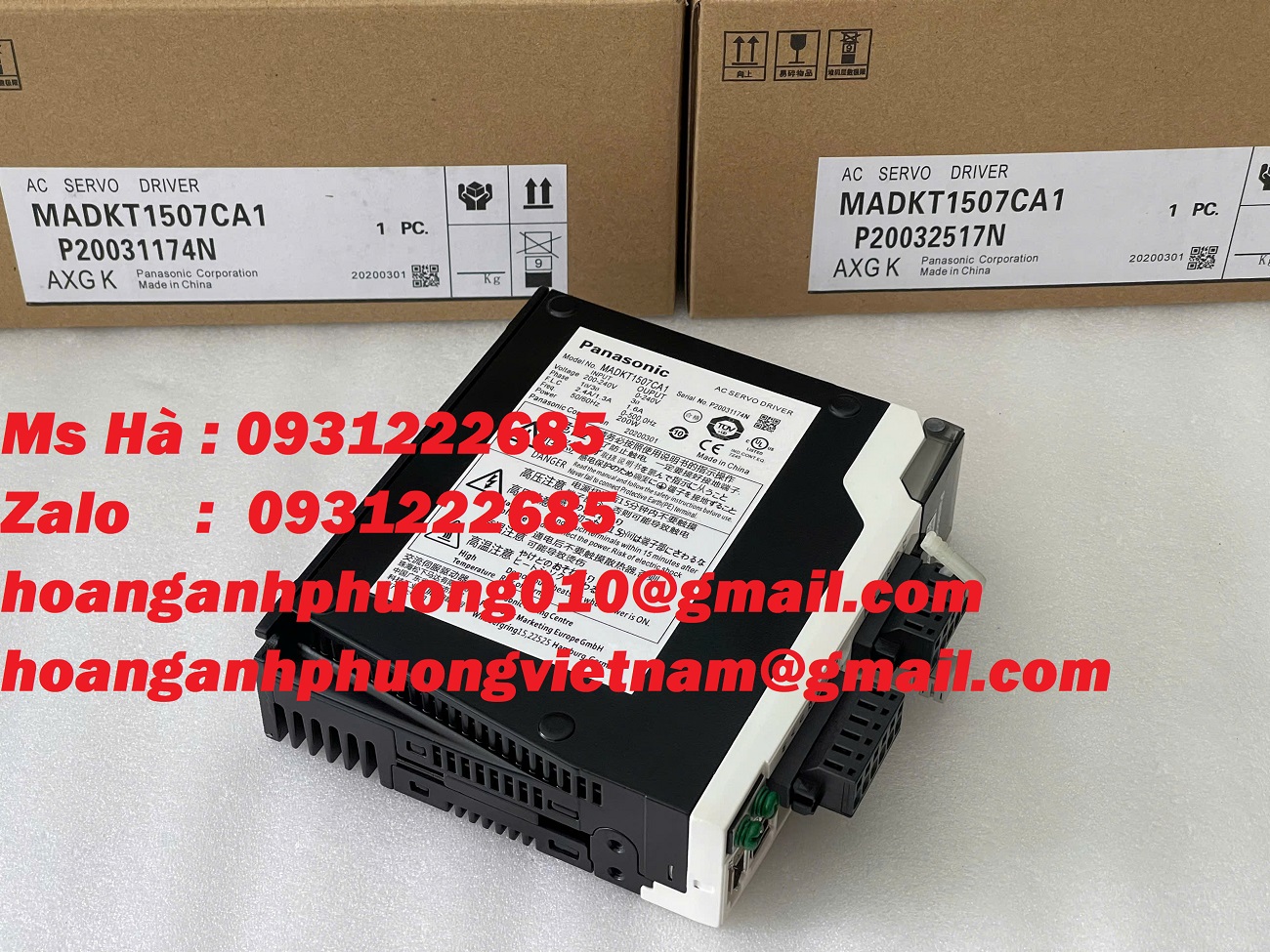 Panasonic servo MADKT1507CA1 200W nhập hàng mới