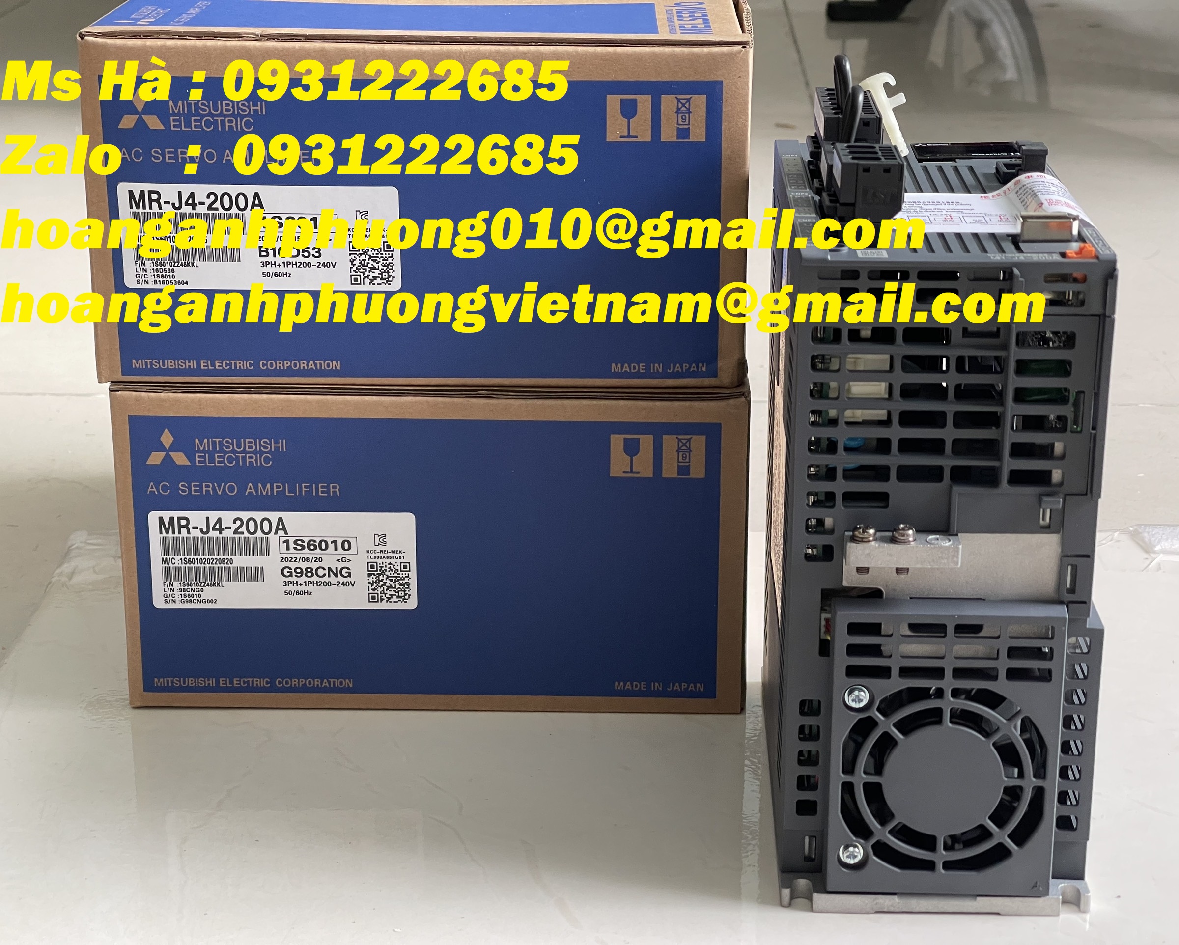 Servo hiệu suất cao MR-J4-200A mitsubishi dòng melservo J4