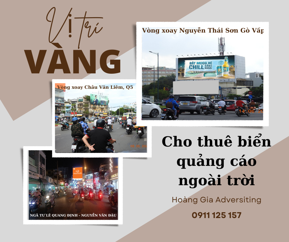 Danh sách billboard pano quảng cáo cho thuê nổi bật