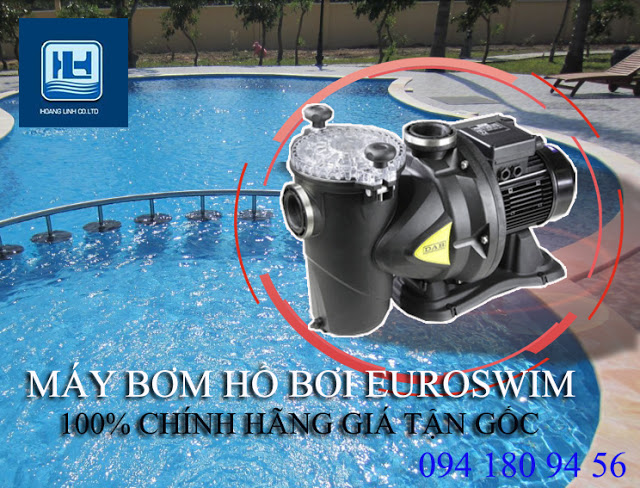 Máy bơm bể bơi Euroswim cấu tạo vỏ động cơ từ nhựa thủy tinh N1