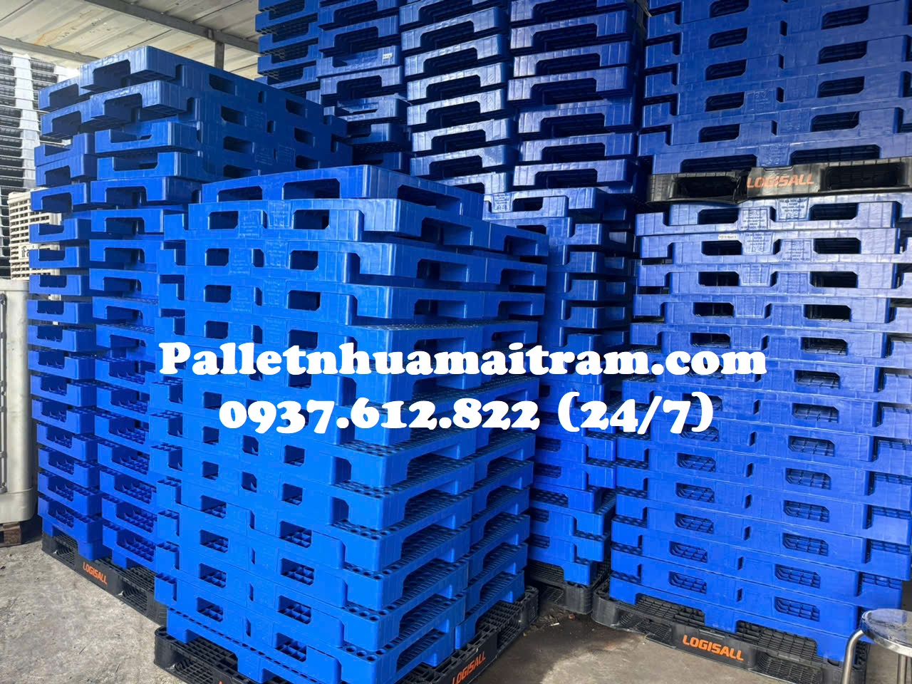 Pallet nhựa Nhơn Trạch giá rẻ, đa dạng kích thước