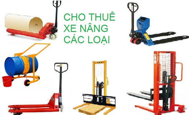 cho thuê xe nâng tay giá rẻ