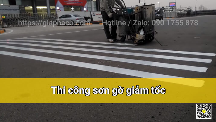 Dịch vụ thi công sơn kẻ vạch đường giao thông